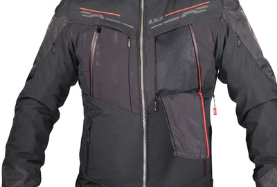 Ls2 Jacke Zirconium Evo Herrenjacke Zirconium Evo Herren Schwarz Rot Gr. m