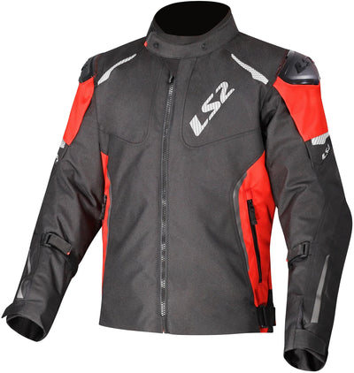 Ls2 Jacke Zoom Herren Jacke Zoom Herren Schwarz Rot Gr. xl