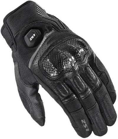 Ls2 Handschuhe Atom Man Handschuh Atom Herren Schwarz Gr. l