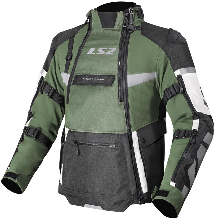 Ls2 Jacke X-Master Herren Jacke X-Master Herren Schwarz Grün Grau Gr. l