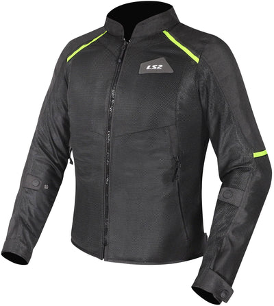 Ls2 Jacke Breeze Damenjacke Breeze Damen Schwarz Gelb Gr. s