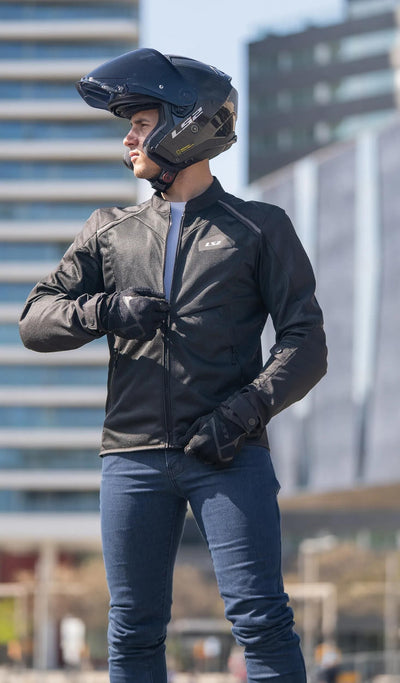 Ls2 Jacke Breeze Herren Jacke Breeze Herren Schwarz Gr. xl