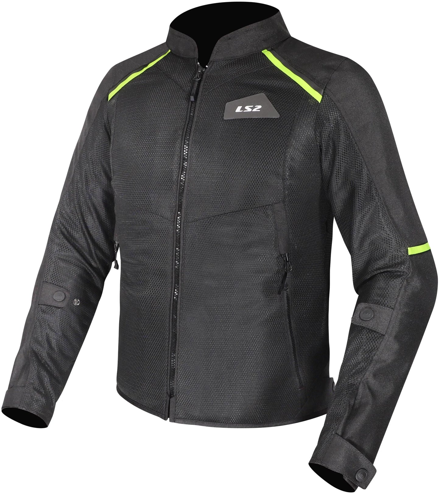 Ls2 Jacke Breeze Herren Jacke Breeze Herren Schwarz Gelb Gr. xxl