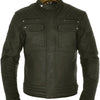 Oxford Jacket Hardy Wachs Baumwoll Olive Gr. S