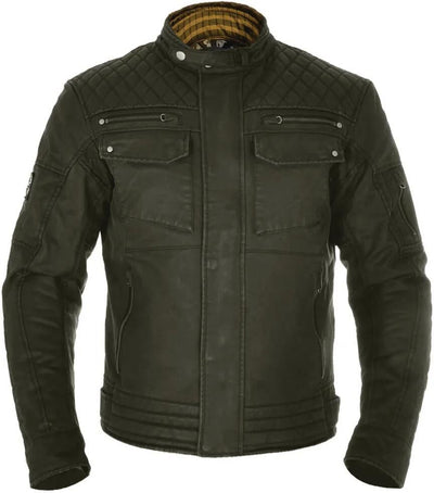 Oxford Jacket Hardy Wachs Baumwoll Olive Gr. S