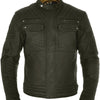 Oxford Jacket Hardy Wachs Baumwoll Olive Gr. M
