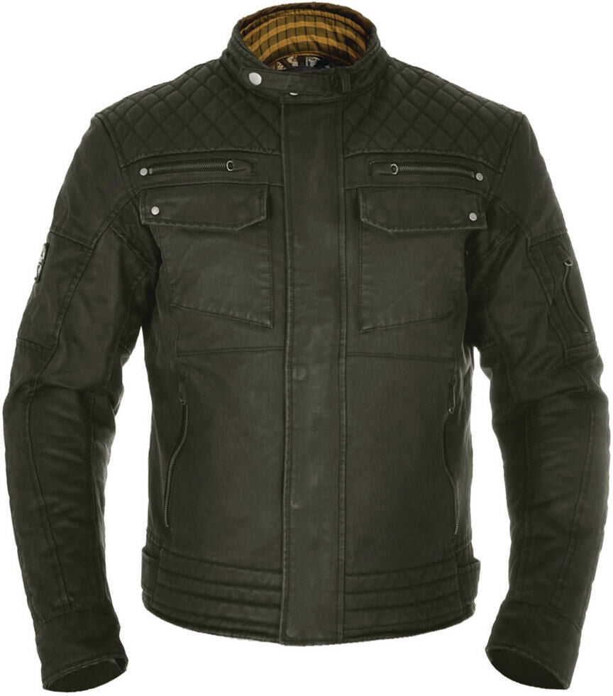 Oxford Jacket Hardy Wachs Baumwoll Olive Gr. M