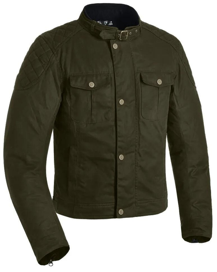 Oxford Jacke Holwell 1.0 Wachs Baumwollgrün 4xl