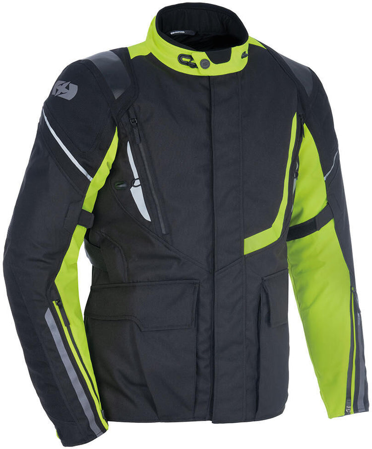 Oxford Jacke Montreal 4. Schwarz gelbe Größe 4xl