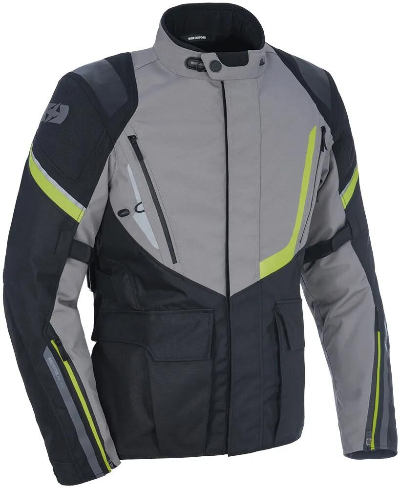 Oxford Jacke Montreal 4. Schwarz grau gelb Größe 3x