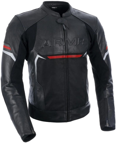 ARMRLEDER JACKE RAID 3,0 MS Schwarz Red Gr. M