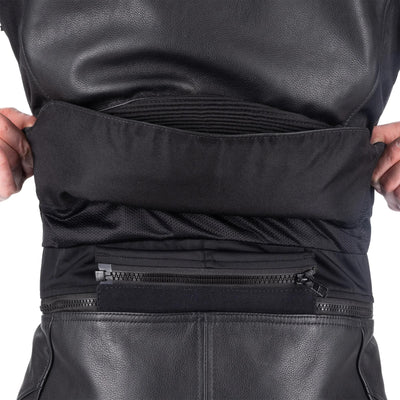 ARMRLEDER JACKE RAID 3,0 MS Schwarz Red Gr. M
