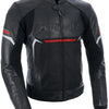 ARMRLEDER JACKE RAID 3,0 MS Schwarz Red Gr. Xl
