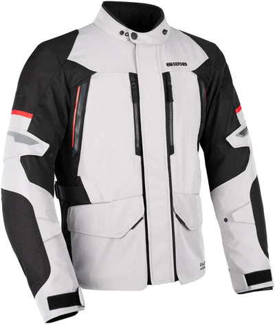 Oxford Jacke Calgary 2.0 D2D MS Silver Black GR. l