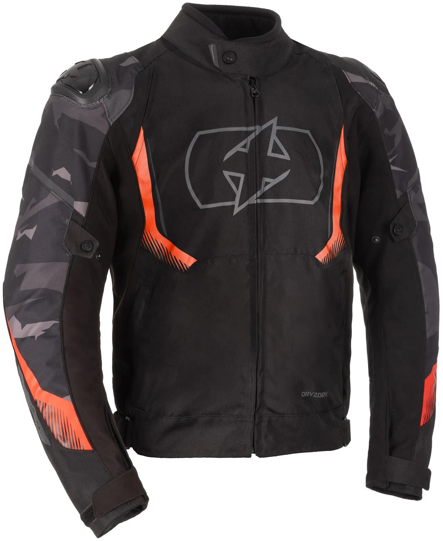 Oxford Jacke Omega 1.0 D2D MS Black Camo Red XL