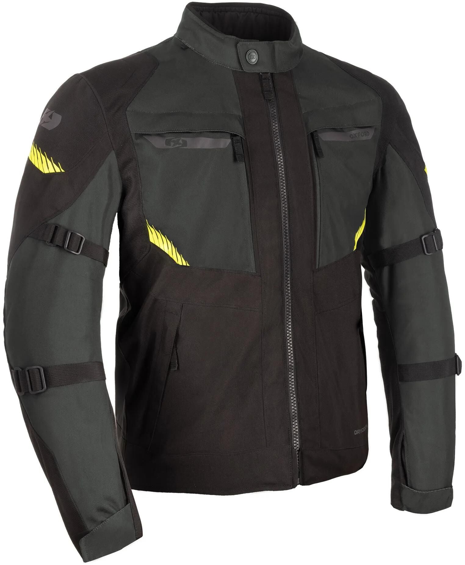 Oxford Jacke Toronto 1.0 D2D MS Black Green Fluo S