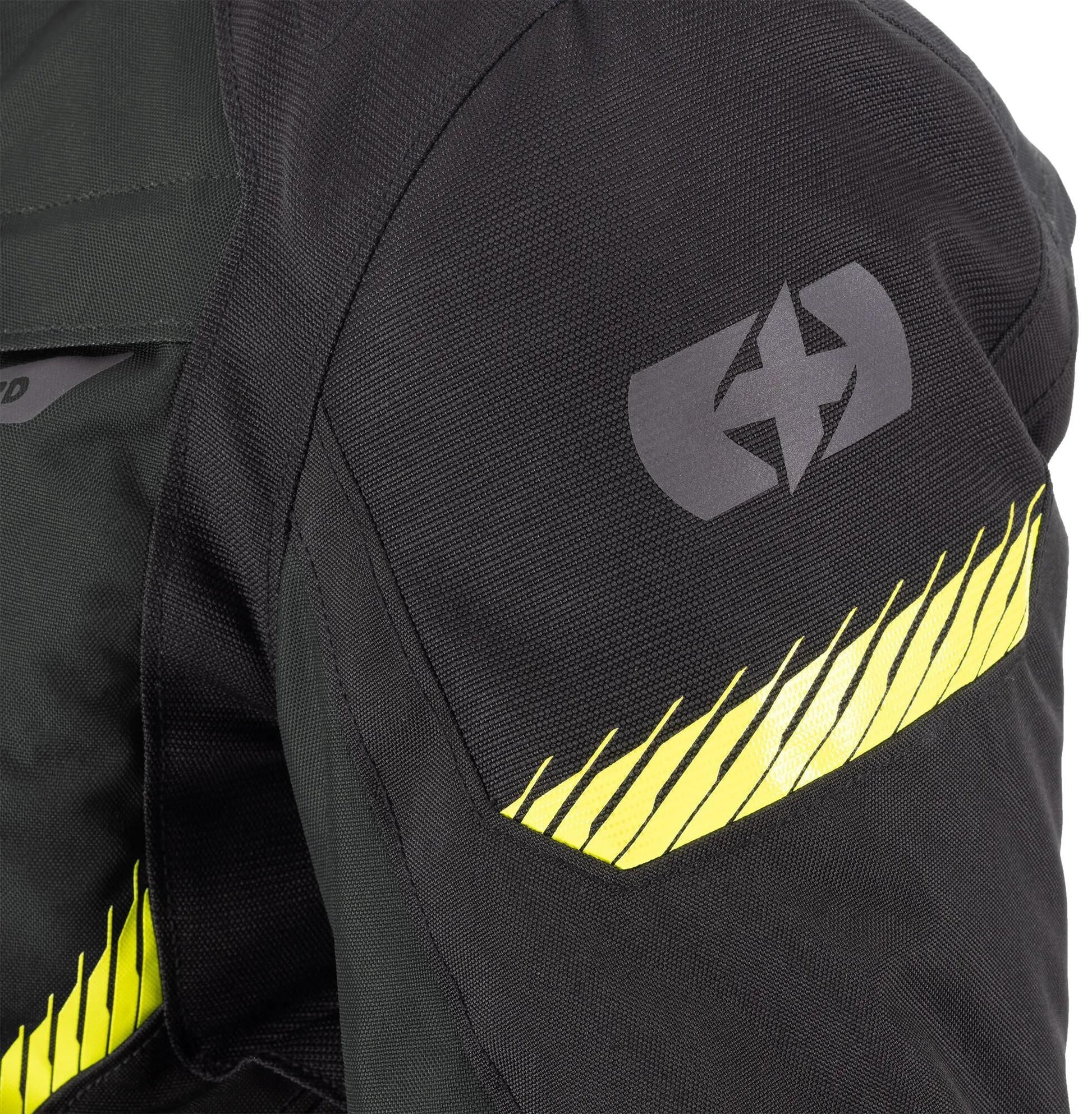 Oxford Jacke Toronto 1.0 D2D MS Black Green Fluo S
