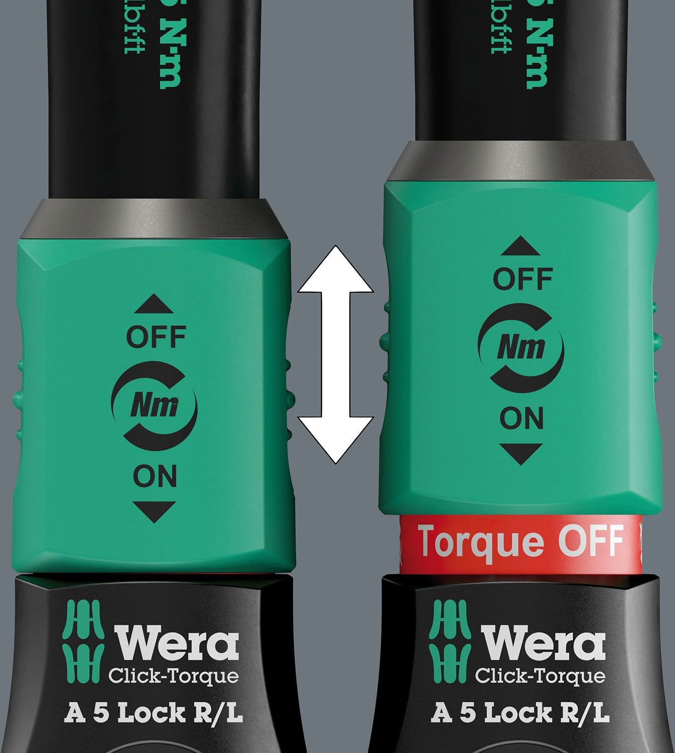 Wera Click-Torque Lock a 5 r l Drehmomentschlüssel, 1 4 (2,5–25 Nm)