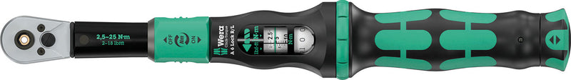 Wera Click-Torque-Lock mit 6-R-L-Torque-Lock, Bit-Aufsatz (1 4 ) (2,5-25 Nm)
