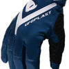 UFO pinkelt Hayes Motocross-Handschuh. Handschuhe UFO Hayes Marineweiß Gr. l