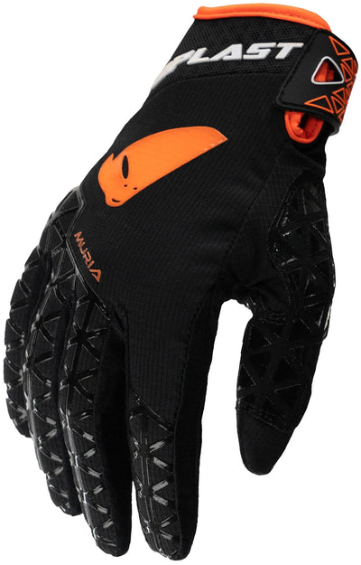 UFO pinkelt Motocross-Handschuh Muria. Handschuhe UFO Muria Orange Schwarz Gr. m