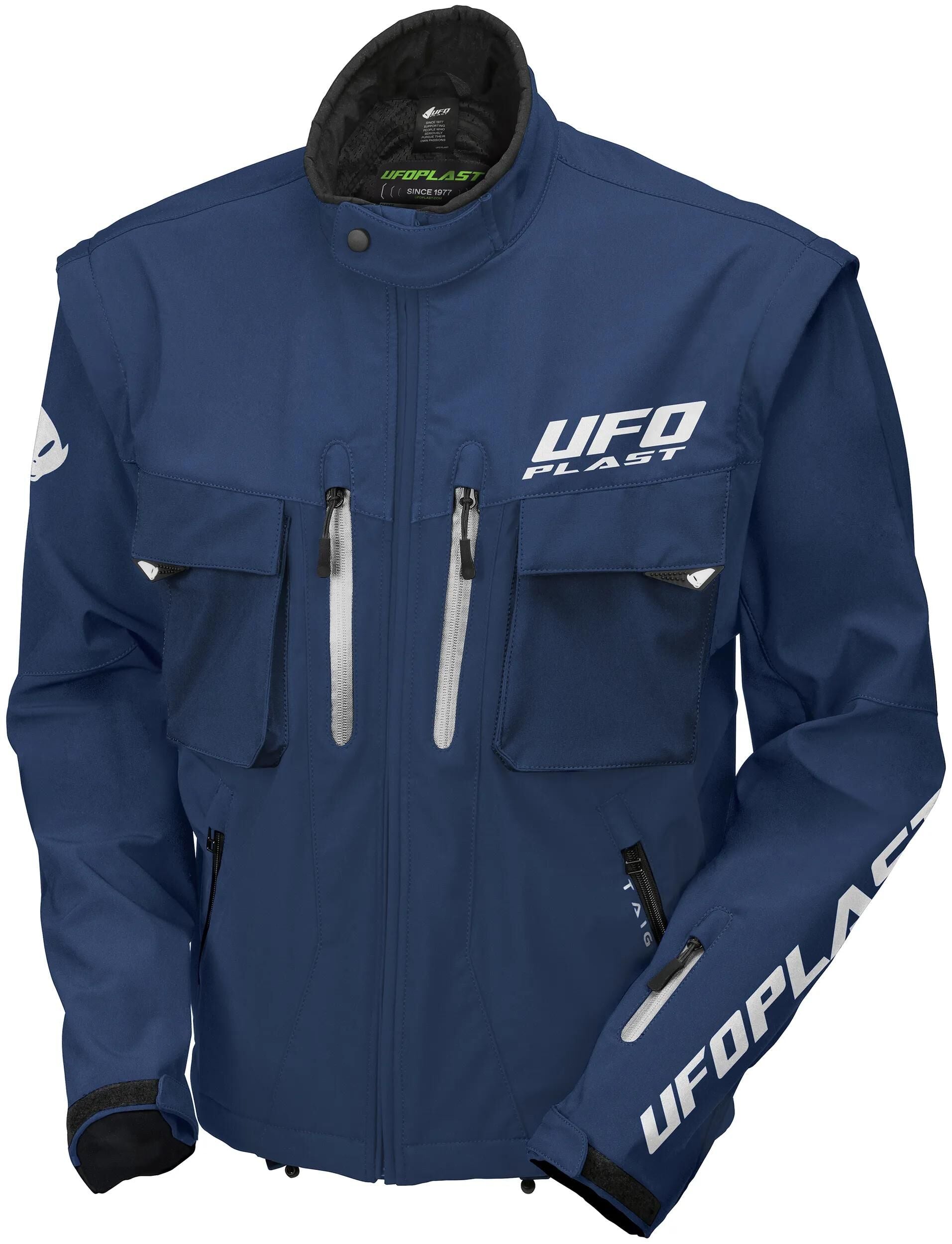 Ufo Pinkeljacke Taiga Endurojacke UFO Blau Gr. m