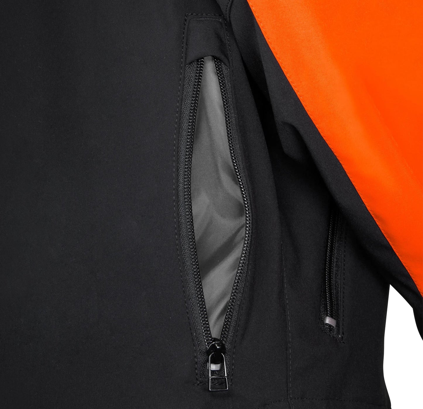 UFO Pinkeljacke Taiga Endurojacke UFO Schwarz Orange Gr. xl