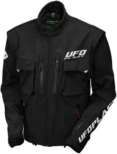Ufo Pinkeljacke Taiga Endurojacke Ufo Schwarz Gr. l