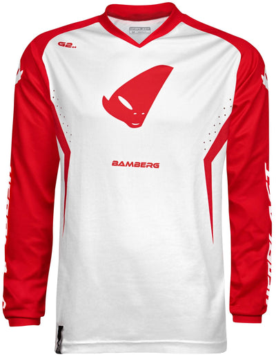 UFO Plast Trikot MX Bamberg, Herren MX Trikot UFO Bamberg rot weiß Gr. l