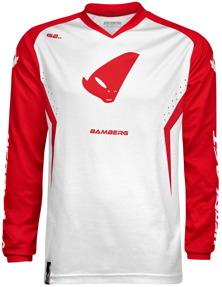 UFO Plast Trikot MX Bamberg, Herren MX Trikot UFO Bamberg rot weiß Gr. xxl