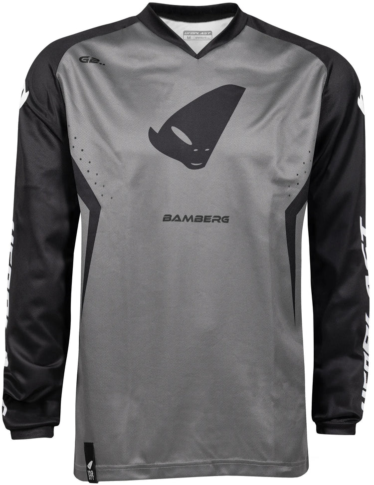 UFO Plast Trikot MX Bamberg, Herren MX Trikot UFO Bamberg schwarz grau Gr. l