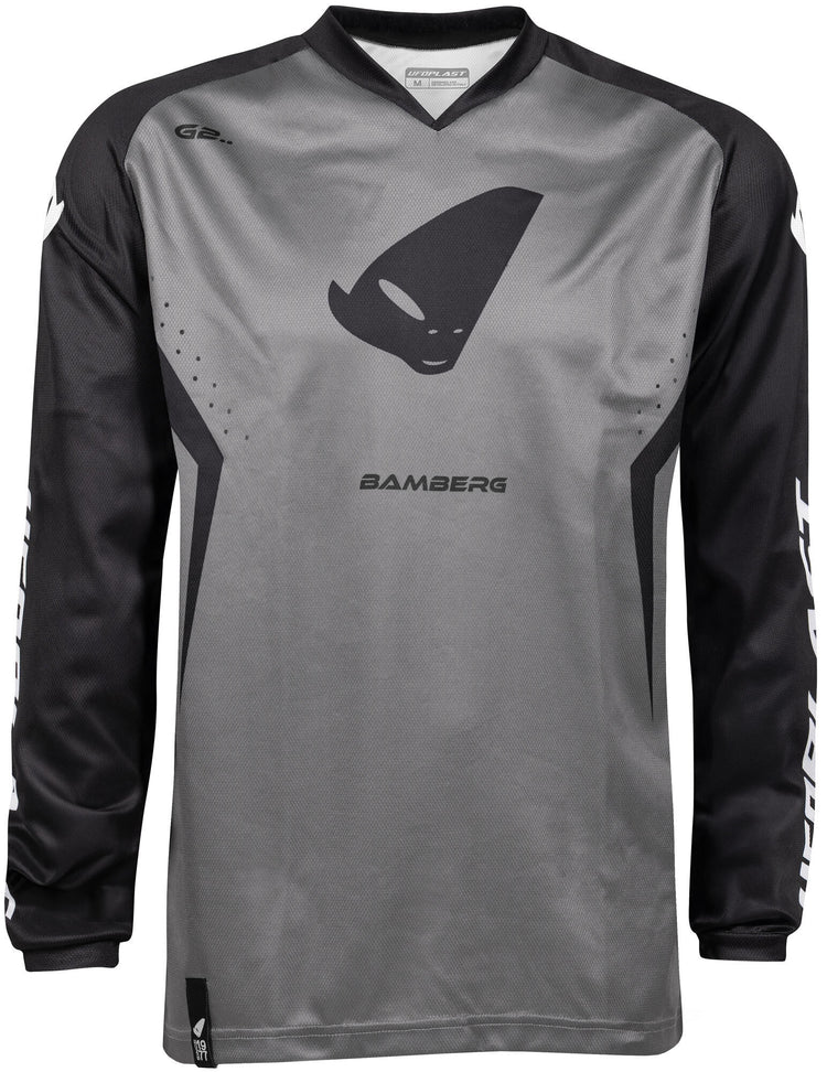 UFO Plast Trikot MX Bamberg, Herren MX Trikot UFO Bamberg schwarz grau Gr. xxl