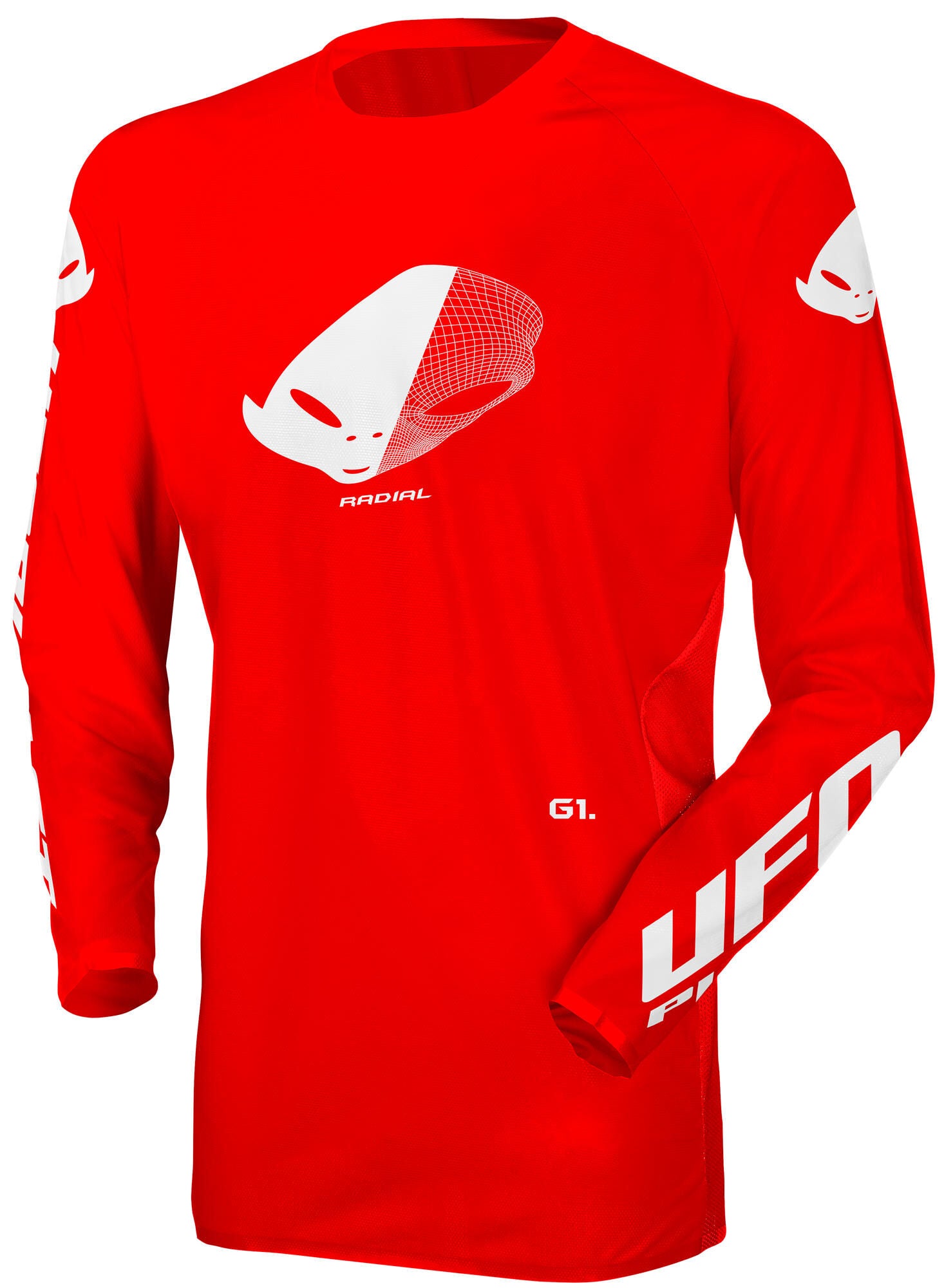 Ufo Plast Trikot MX Radial MX Trikot UFO Radial Rot Gr. m
