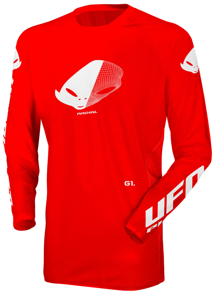 Ufo Plast Trikot MX Radial MX Trikot UFO Radial Rot Gr. m