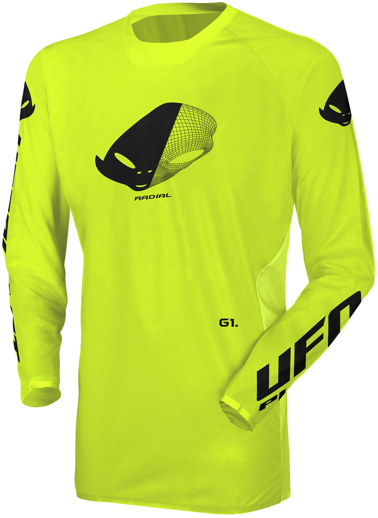 UFO Plast Trikot MX Radial MX Trikot UFO Radial Neongelb Gr. m