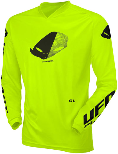 UFO Plast Trikot MX Radial Kindertrikot UFO Rad Neongelb Gr. s