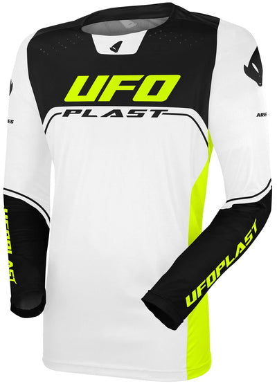 UFO Plast Trikot MX Ares MX Trikot UFO Ares Weiß Schwarz Größe M