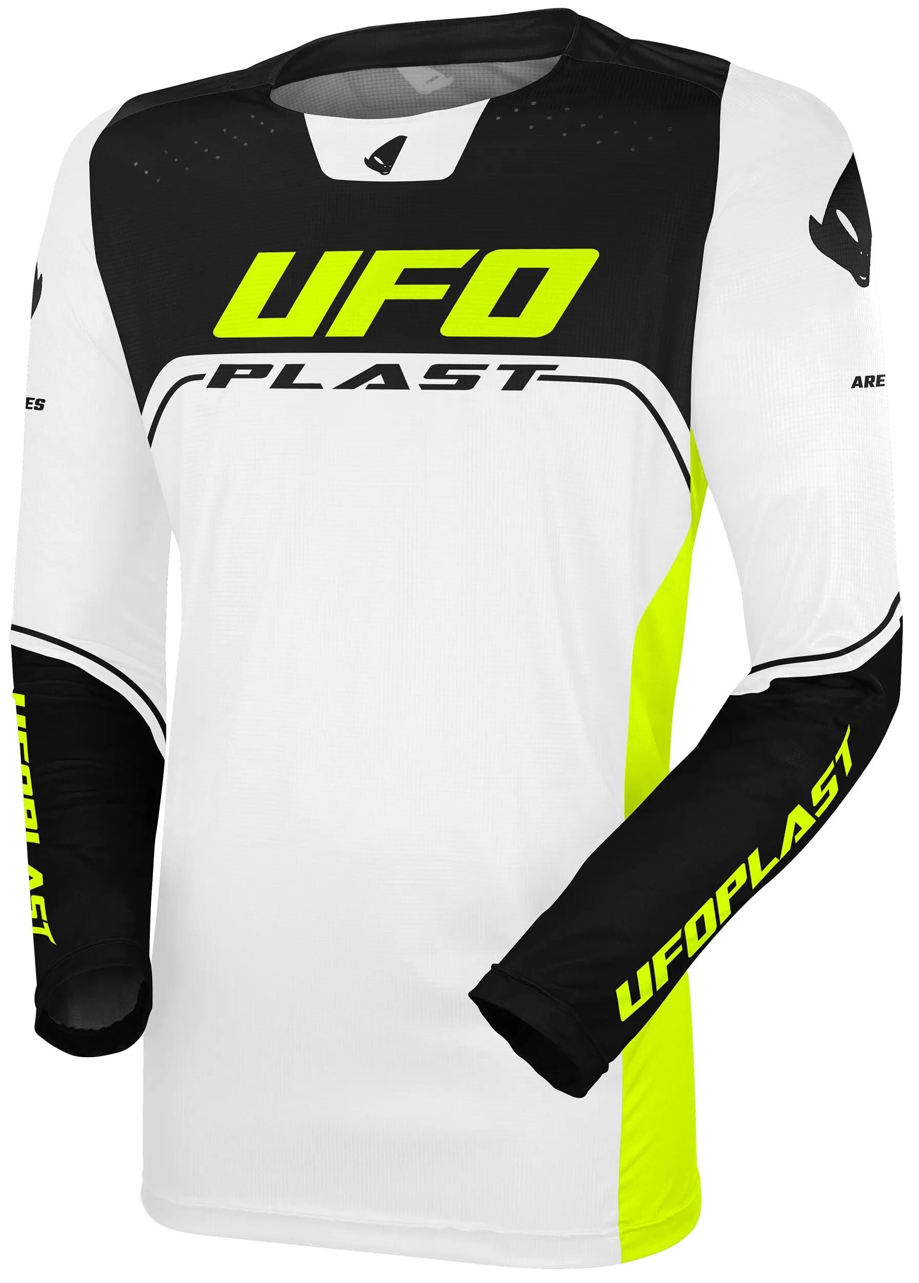 UFO Plast Trikot MX Ares MX Trikot UFO Ares weiß schwarz Größe XL