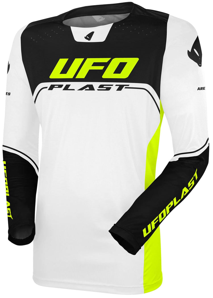 UFO Plast Trikot MX Ares MX Trikot UFO Ares weiß schwarz Größe XL