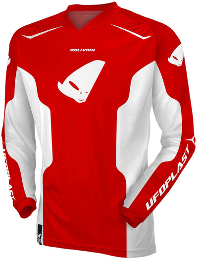 UFO Plast Trikot MX Oblivion MX Trikot UFO Oblivion rot weiß Gr. xl