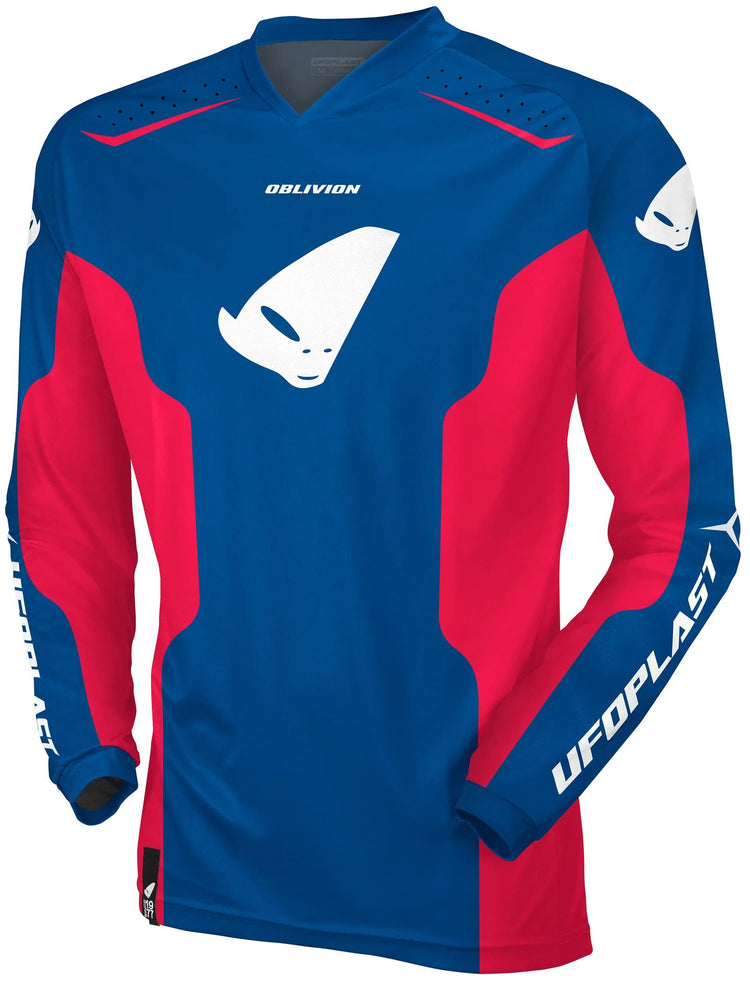 UFO Plast Trikot MX Oblivion MX Trikot UFO Oblivion blau rot Gr. m