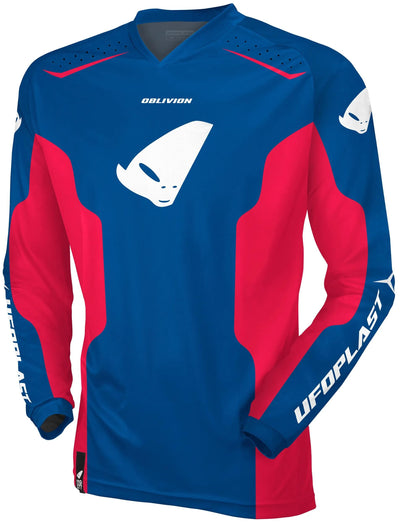 UFO Plast Trikot MX Oblivion MX Trikot UFO Oblivion blau rot Gr. xl