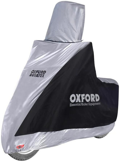 Oxford Faltgarage Aquatex Fahrradabdeckungen Aquate Highscreen Schwarz Silber
