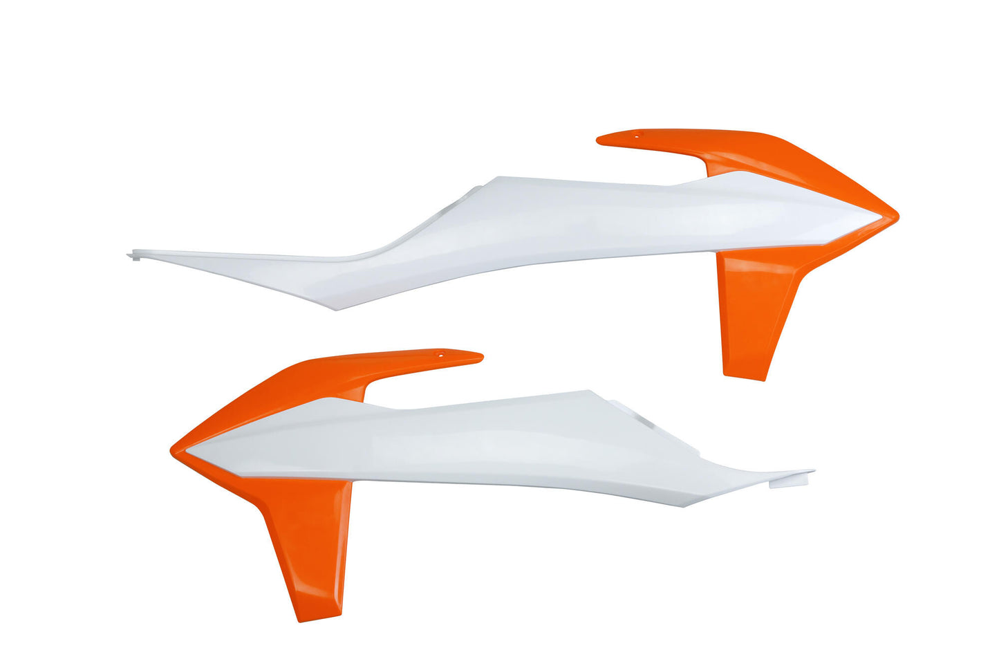 UFO Plast Kühlerabdeckung Kühlerabdeckungen UFO KTM weiß orange