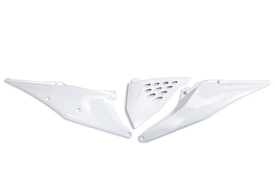 UFO Plast Seitendeckel Seitendeckel UFO KTM weiß