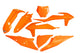 UFO Plast Karosserieverkleidungssatz UFO KTM Orange