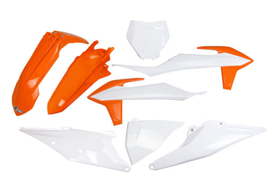 UFO Plast Karosserieverkleidungssatz UFO KTM OEM Orange Weiß
