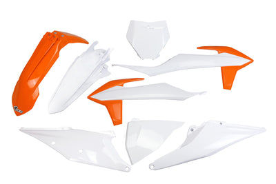 UFO Plast Karosserieverkleidungssatz UFO KTM OEM Orange Weiß