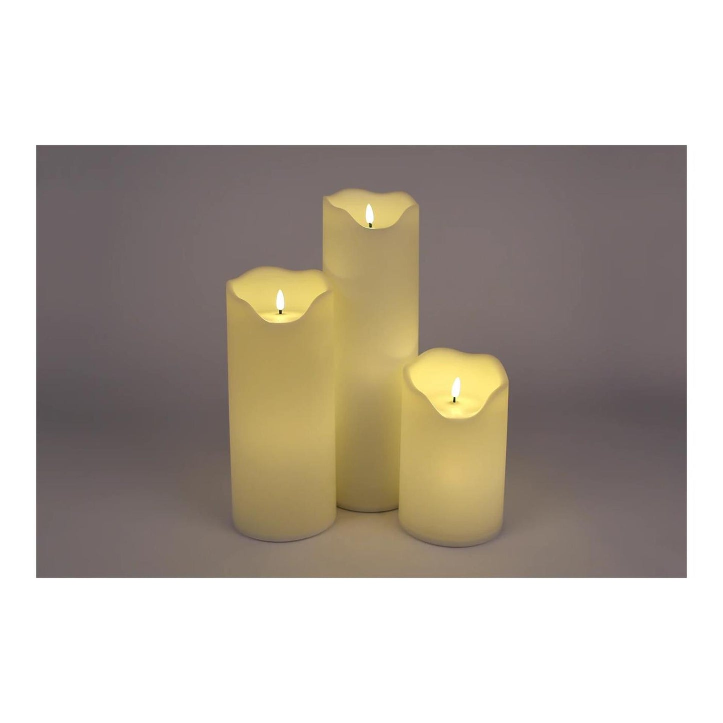 Kerzenset LED 3-teilig Outdoor XL