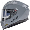 Ls2 Integralhelm FF811 Vector II Solider Helm FF811 Vect. ii einfarbig xs grau